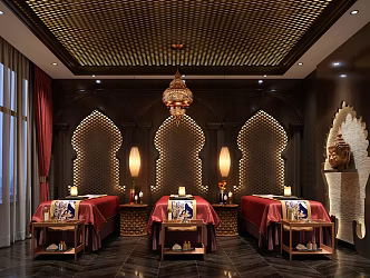 Southeast Asian SPA Thai Club 3d model