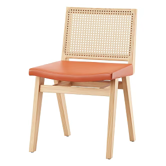 Nordic Simple Single Sofa 3d model