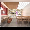 Nutritious Chinese Fast Food Restaurant Featuring Super Beef Offal Soup And Dining Tables Chairs