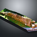 Ancient Stone Wall 3D Model With Green Grass And Surrounding Stones