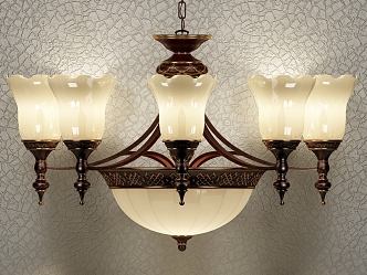 American chandelier 3d model