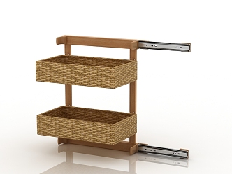 Modern Interior Storage Rack 3d model