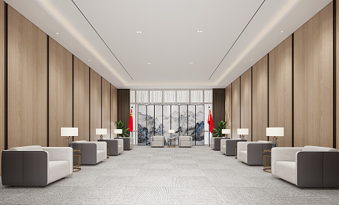 VIP Reception Room Modern Reception Room 3d model