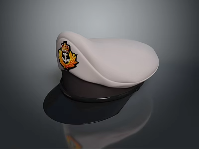 White Toilet Seat With Sleek Surface And Decorative Emblem For Daily Use 3d model