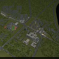 Aerial View Urban Planning With Green Spaces Waterfront And Residential Buildings