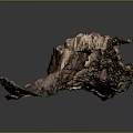 Natural Rocky Landscape Showcasing Irregular Reddish Brown Layered Textured Rock Formation In Natural Environment