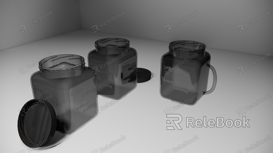 Modern Cup Glass Water Cup model