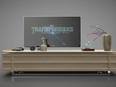 New Chinese TV Cabinet 3d model