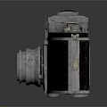 Vintage Exakta Varex Electronic Camera With Metal Leather Body And Lens