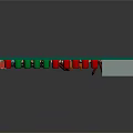 Green Circuit Board With Red Green LED Lights Resistors And Chips