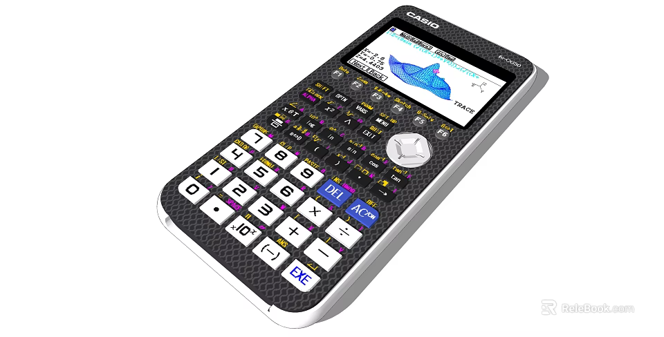 Casio Scientific Calculator With Graphic Display And Function Keys For Education 3d model 