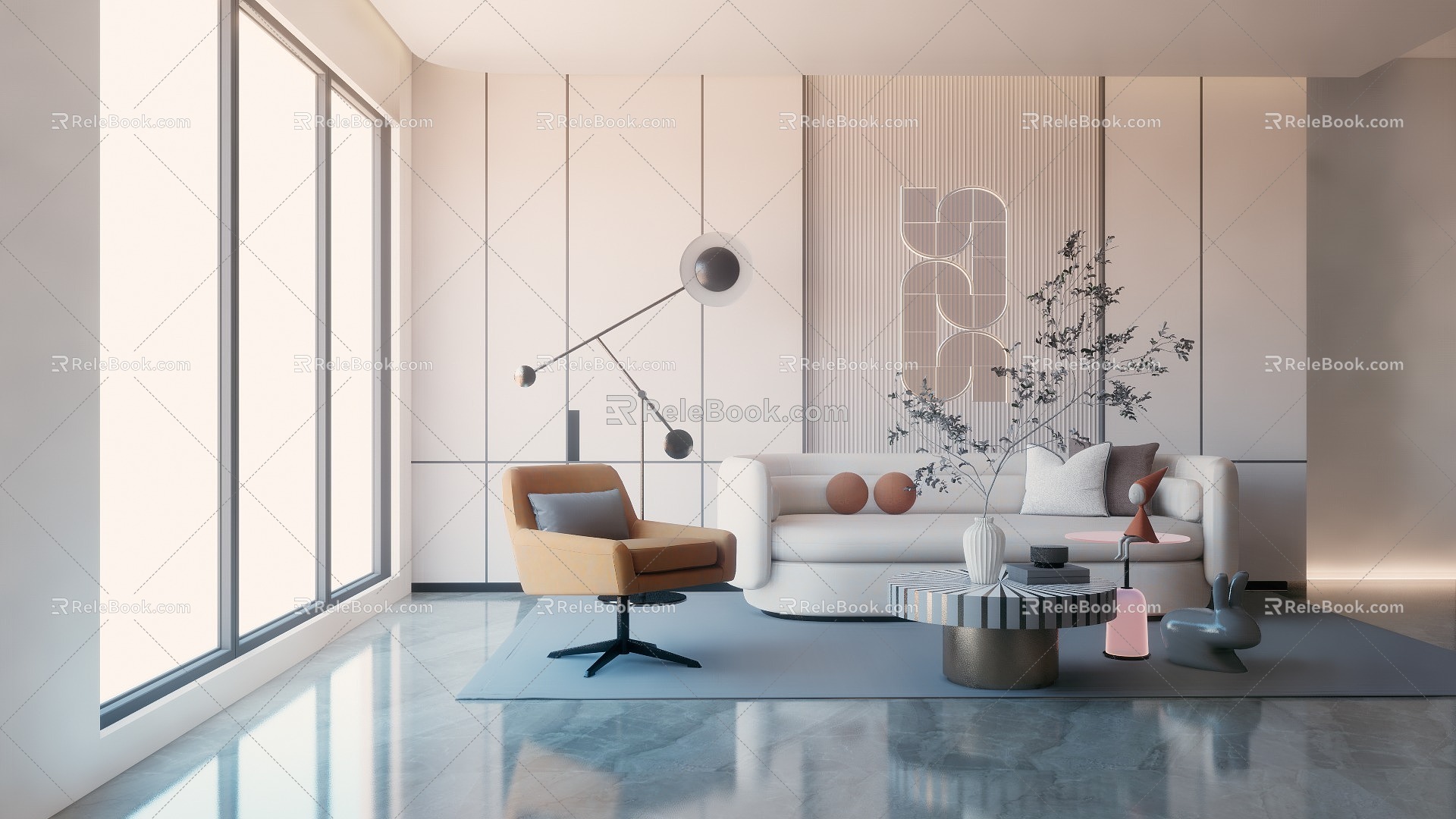 Living room 3d model