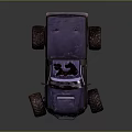 Rugged Rocky Terrain Suitable For Off Road Trucks With Large Tires