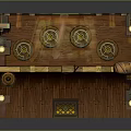 Traditional Chinese Interior Design With Wooden Decor Carved Windows Red Lanterns And Low Table