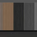 Modern Decorative Wall Panels Featuring Various Wood Grain Colors For Interior Design 3d model