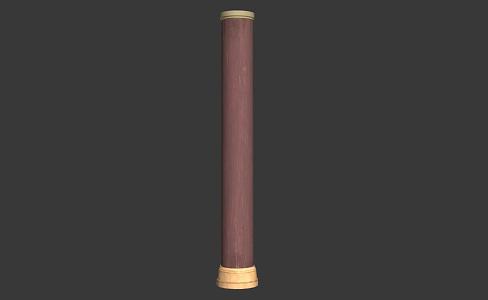 Chinese pillar 3d model