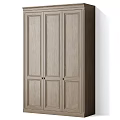 Sleek Modern Wardrobes In White Brown Dark Gray And Beige With Panel Door Design