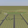 Well Designed Large Cemetery Park With Orderly Green Plots And Complete Paved Road System