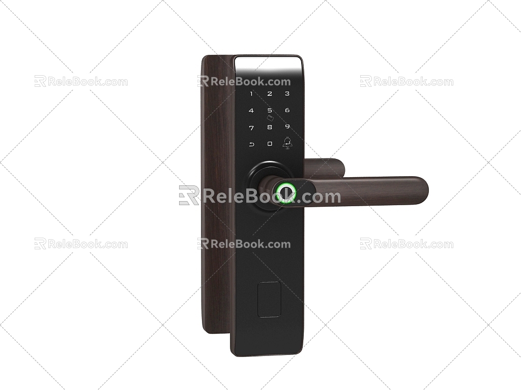 Modern Door Handle 3d model