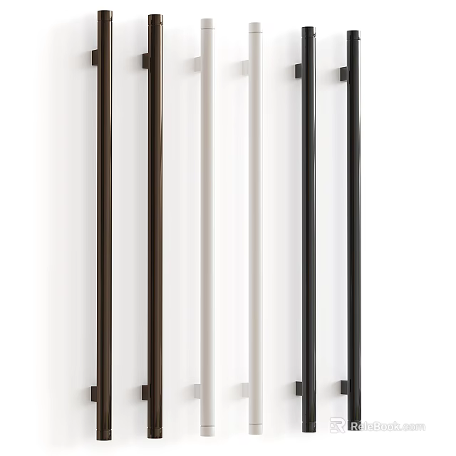 Modern Bathroom Cabinet Shelf With Multifunctional Storage And Different Color Options 3d model 