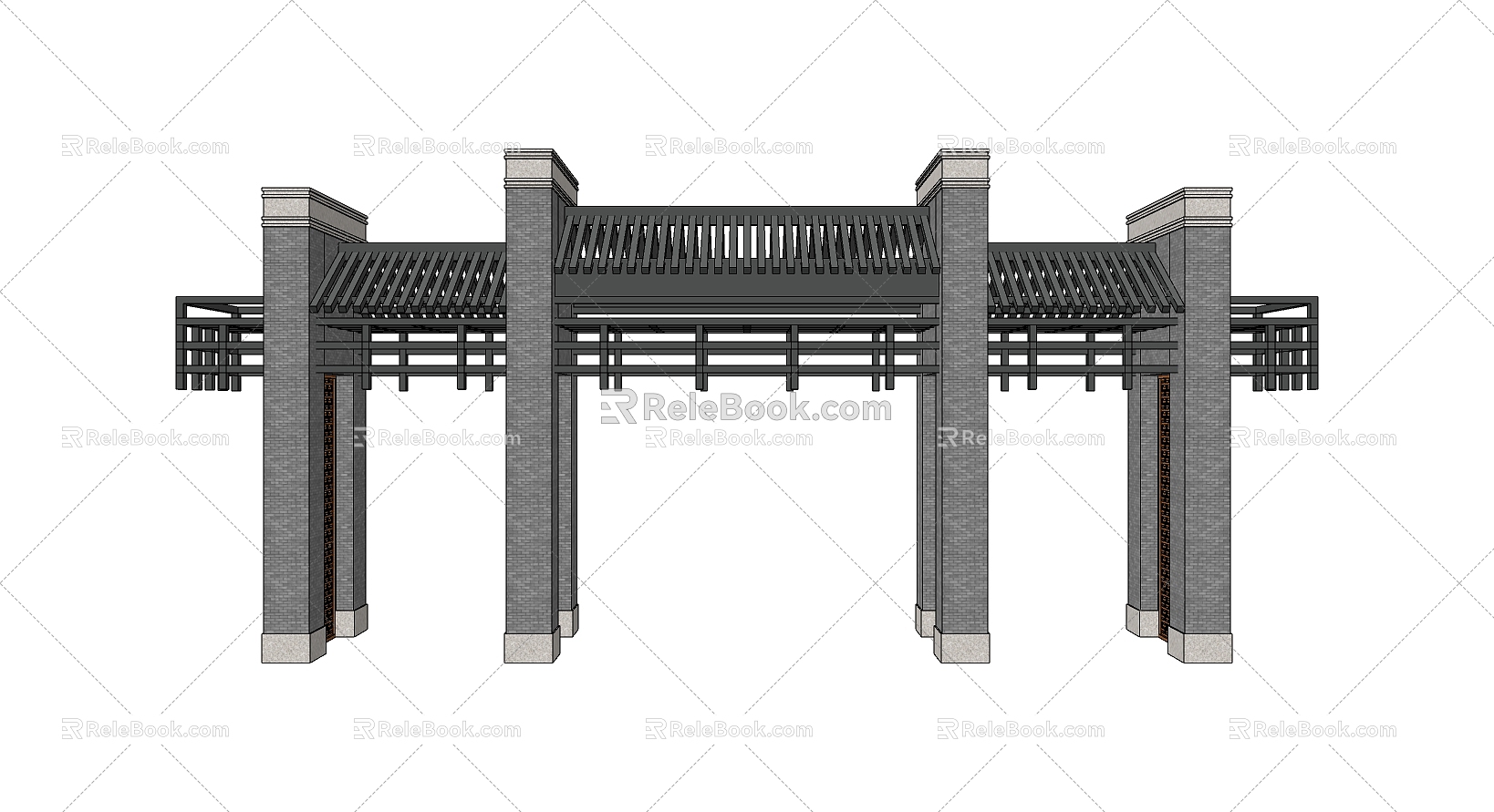 Gate 3d model