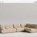 Modern Ligne Roset Combo Sofa 3d model