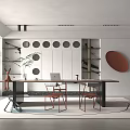 Modern study 3d model