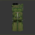 Camouflaged Military Vehicle With Roof Mounted Weapon Armored Body And Antennas
