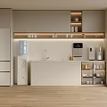 Modern Cabinet Direct Drinking Machine Drinker Coffee Machine 3d model