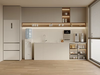Modern Cabinet Direct Drinking Machine Drinker Coffee Machine 3d model