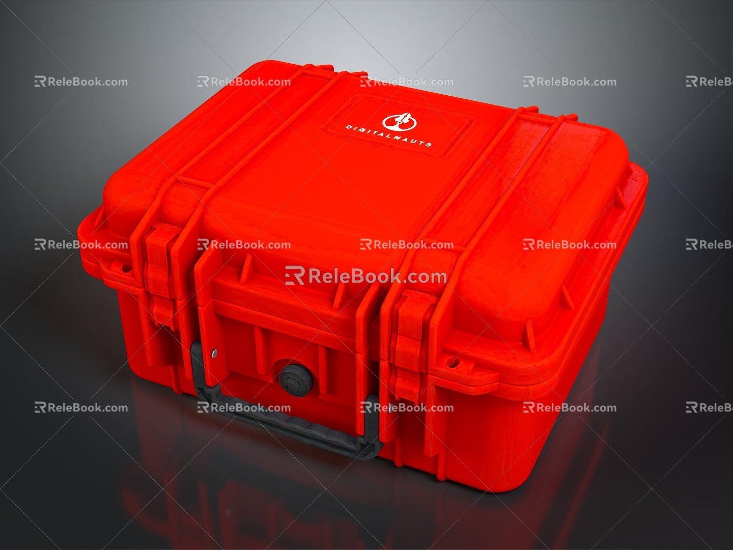 Toolbox tin box iron box plastic box 3d model