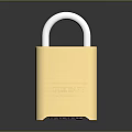 Lock Rite Golden Metal Door Handle Featuring Silver Accents And Durable Sleek Design For Home