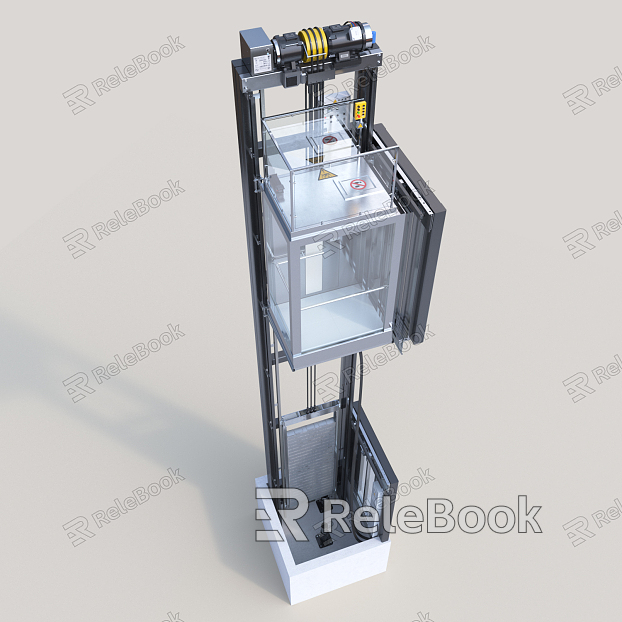 Modern Elevator Elevator Structure model