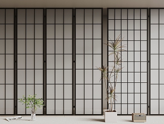 Japanese Screen 3d model