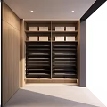 Modern Entryway Hallway Interior Design With Wooden Cabinets And Natural Light