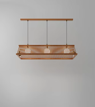 Japanese-style chandelier 3d model