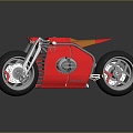 Motorcycle Two-wheeled Motorcycle Cross-country Motorcycle Road Race Motorcycle Motor Vehicle Transport 3d model