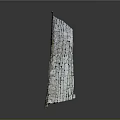 Stone Arched Architectural Niche With Carved Texture And Weathered Surface