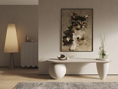 Quiet Decorative Painting Decorative Hanging Painting 3d model