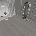 Bright Room With Light Wood Flooring And Minimalist Decor