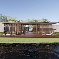 New Chinese Pavilion 3d model