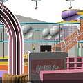 Colorful Indoor Kids Play Equipment With Slides Climbing Structures And Interactive Zones