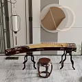 Guzheng Pipa Erhu Musical Instrument Combination 3d model
