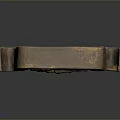 Vintage Wooden Decorative Bracket With Carved Leaf Pattern And Ornate Details