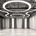 MG Fitness Gym Studio Modern Interior With Spacious Lighting And Workout Space