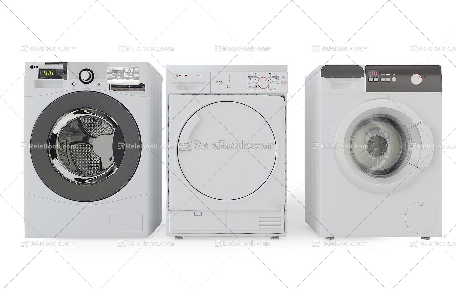 Modern washing machine drum washing machine model