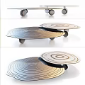 New Chinese Tea Table Ganoderma lucidum Tea Table 3d model