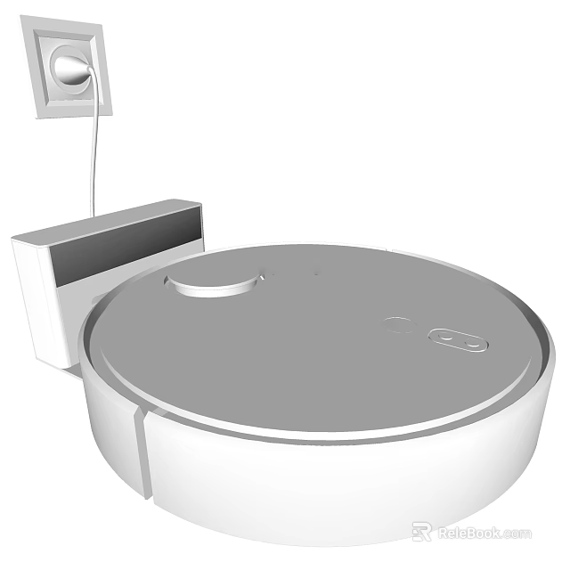 Daily Electrical Appliance Robot Vacuum Cleaner With Smart Charging Dock And Modern Design 3d model 