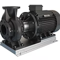 Industrial Electric Motor Driven Pump With Metal Base And Heavy Duty Construction