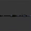 Modern Tactical Sniper Rifle With Telescopic Sight And Metal Body Design